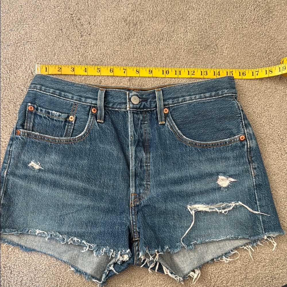 Denim Distressed Women Shorts